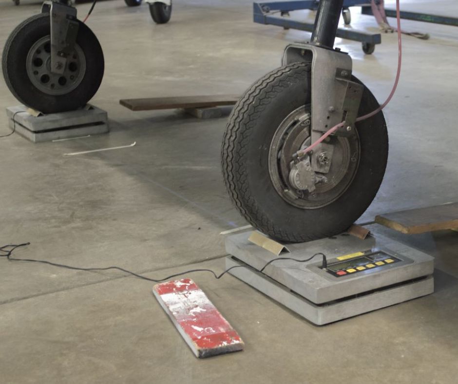 Estherville Aviation Aircraft Weighing