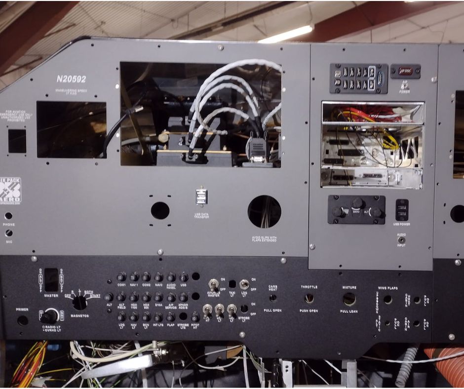 Estherville Aviation Instrument Panel Replacement